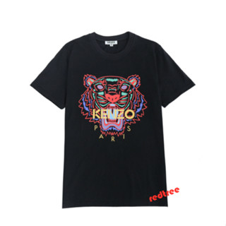 เสื้อยืดแขนสั้น ลายเสือ KENZO แฟชั่น