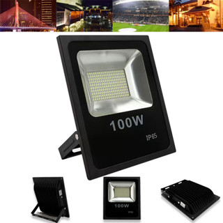 ไฟฟลัดไลท์ LED 100w สว่างมาก กันน้ํา 6,00 สําหรับงานวิศวกรรมกลางแจ้ง