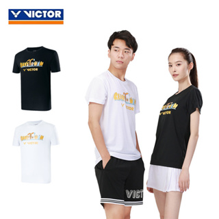 Victor 2023 ใหม่ เสื้อยืดแขนสั้น ระบายอากาศ แห้งเร็ว เหมาะกับการเล่นกีฬา แบดมินตัน แข่งขัน เทรนนิ่ง ฤดูร้อน สําหรับผู้ชาย และผู้หญิง