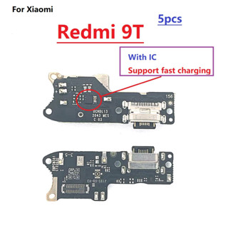 ของแท้ สายเคเบิลเชื่อมต่อพอร์ตชาร์จ USB PCB สําหรับซ่อมแซม Xiaomi redmi 9T