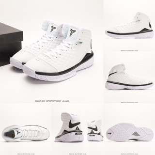 รองเท้ากีฬาบาสเก็ตบอล Kobe III Protro Kobe Mid-Top Series แบบมืออาชีพ 318695-101