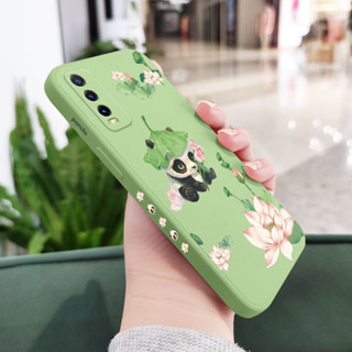 เคสโทรศัพท์มือถือ ลายแพนด้า ใส่สบาย สร้างสรรค์ สําหรับ VIVO Y01 Y02 Y02A Y16 Y36 Y55 Y76 4G 5G