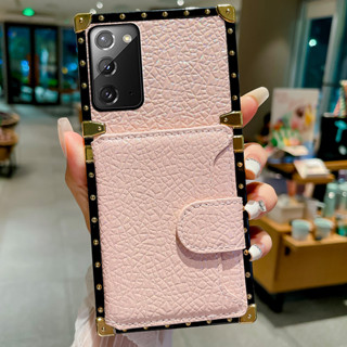 เคสโทรศัพท์มือถือหนัง พร้อมช่องใส่บัตร สําหรับ Samsung S20 ultra note20 ultra S20+ S20FE note9 note8 note10+ S9+ S8+