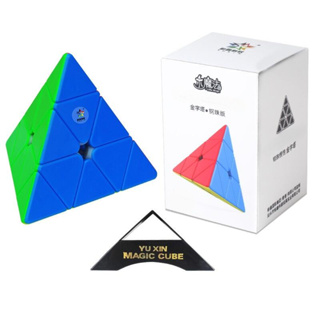 Yuxin Little Magic Pyraminx ลูกบาศก์ปริศนา 3x3 ความเร็ว ของเล่นสําหรับเด็ก