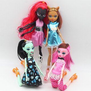 ของเล่นตุ๊กตาบาร์บี้ 1/6 Monster High BJD Doll 30 Elf Monster สําหรับเด็กผู้หญิง