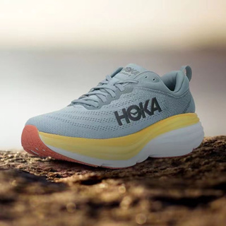 HOKA ONE ONE【Bondi 8】 รองเท้าวิ่ง ระบายอากาศ ใส่สบาย