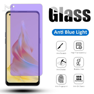 ฟิล์มกระจกถนอมสายตา ANTI BLUE Glass สำหรับ OPPO Reno 8T 8 5G 8 Lite 8Z 7 7Z 6 6Z 5 4 3 Pro 4 2Z 2F 10X Reno4 Reno3 Reno2