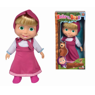 Ruihua Xing Masha and Bear ตุ๊กตาของเล่น ขนาดใหญ่ 40 ซม. สีม่วง