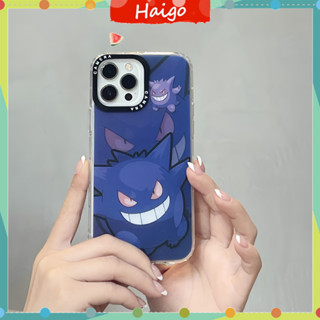 เคสโทรศัพท์มือถือ พลาสติกแข็ง GENGAR ลายโลโก้ แฟชั่น สําหรับ iPhone14 13 12 Mini 11 PRO MAX 6 6s 7 8plus SE2 X XS XR XSMAX #HG6023