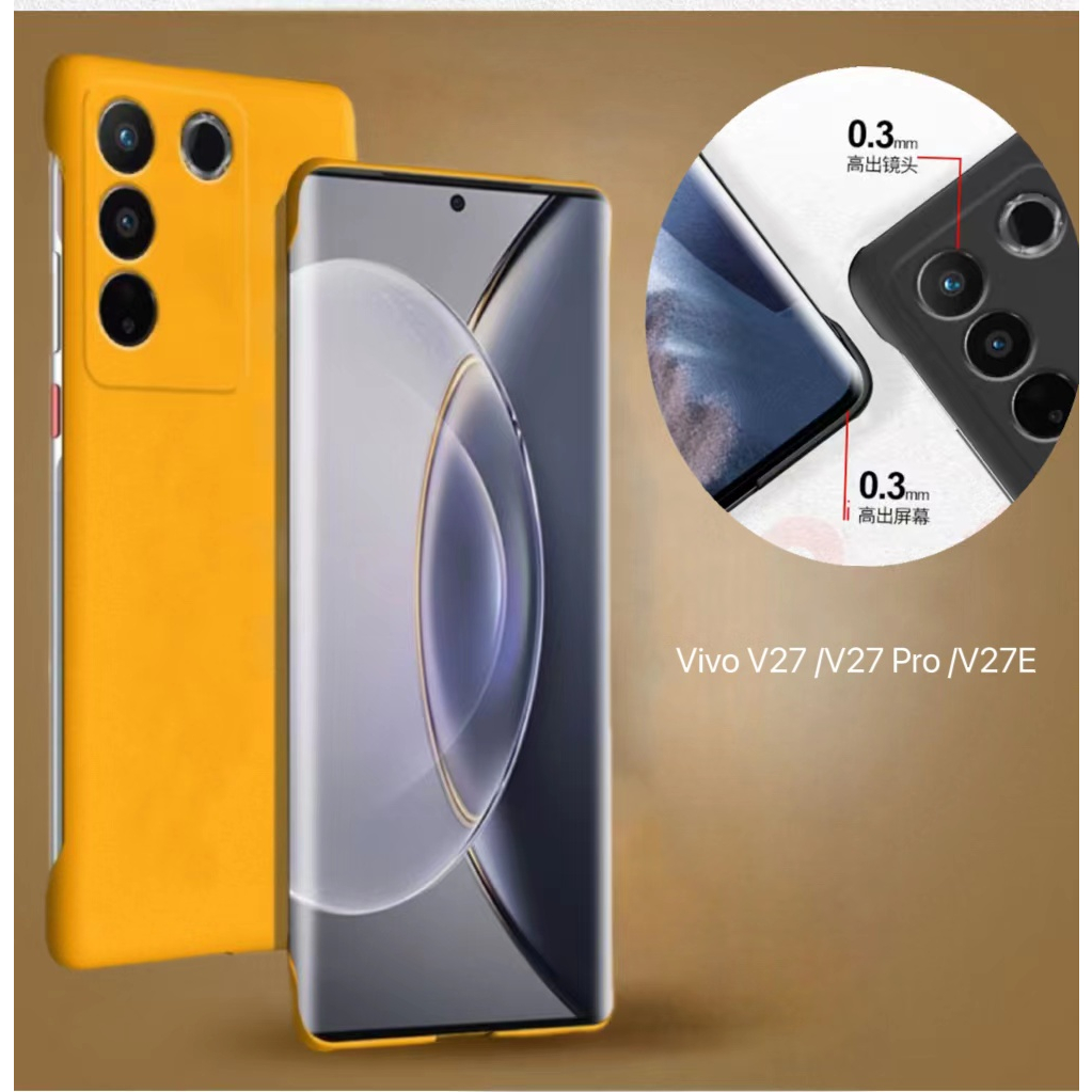 เคส Vivo V27 V29 5G เคส V27E V27 PRO 5G เคสโทรศัพท์มือถือ PC แบบแข็ง ไม่มีกรอบ สําหรับ