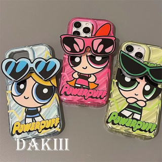 เคสโทรศัพท์มือถือ กันกระแทก ลายการ์ตูน The Powerpuff Girls สําหรับ iPhone 14Promax 12 13Pro 11Promax XSMAX XR 7plus