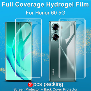 Imak Hydrogel Soft Film Huawei Honor 60 5G Full Coverage HD Huawei Honor 60 Pro 5G Screen Protector Ultra Thin Front Film / Back Film