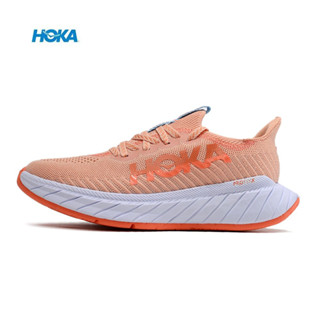 HOKA ONE ONE 【Carbon X3】รองเท้าวิ่ง ระบายอากาศ ดูดซับแรงกระแทก