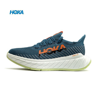 HOKA ONE ONE รองเท้าวิ่ง ระบายอากาศ ดูดซับแรงกระแทก สําหรับผู้ชาย และผู้หญิง【Carbon X3】