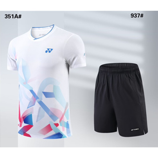 Yonex เสื้อยืดกีฬาแบดมินตัน แขนสั้น สําหรับผู้ชาย และผู้หญิง 2023