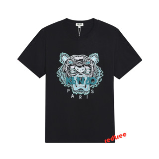 เสื้อยืดแขนสั้น พิมพ์ลายเสือ Kenzo แฟชั่นสําหรับผู้ชาย