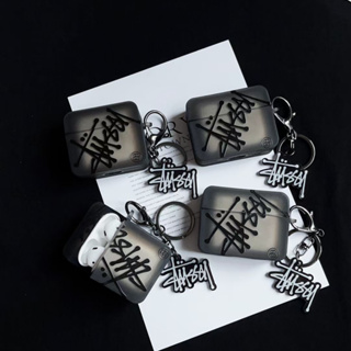 STUSSY เคสหูฟังบลูทูธ tpu นิ่ม แบบป้องกัน ลายการ์ตูนน่ารัก สร้างสรรค์ สําหรับ airpods 1 2 pro 2 3