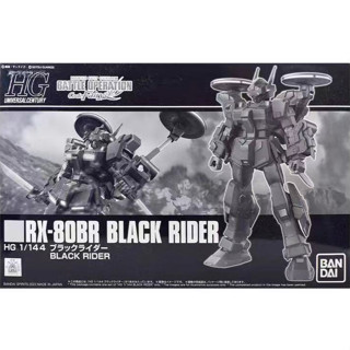 [พร้อมส่ง] โมเดลกันดั้ม Bandai HG HG1/144 RX-80BR BLACK RIDER GUNDAM PB Limited ของขวัญสําหรับเด็กผู้ชาย