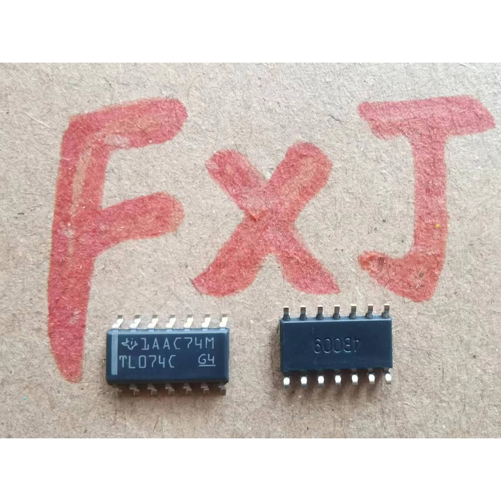 ((10 ชิ้น) TL074C TL074CDR SOP-14 Single Channel Operation Amplifier ชิป IC ของแท้ Patch