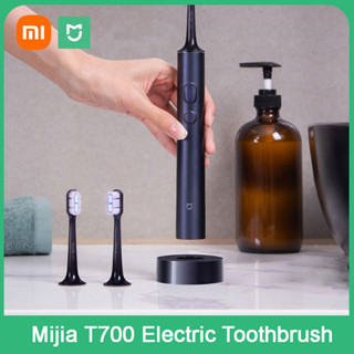 Xiaomi MIJIA T700 แปรงสีฟันไฟฟ้าอัลตราโซนิก ระบบสั่นสะเทือน หน้าจอ LED 2023