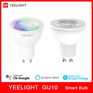 Xiaomi Yeelight GU10 หลอดไฟอัจฉริยะ LED หรี่แสงได้ ควบคุมผ่านแอป สําหรับ Google Assistant Alexa SmartThings 4.5W 220V