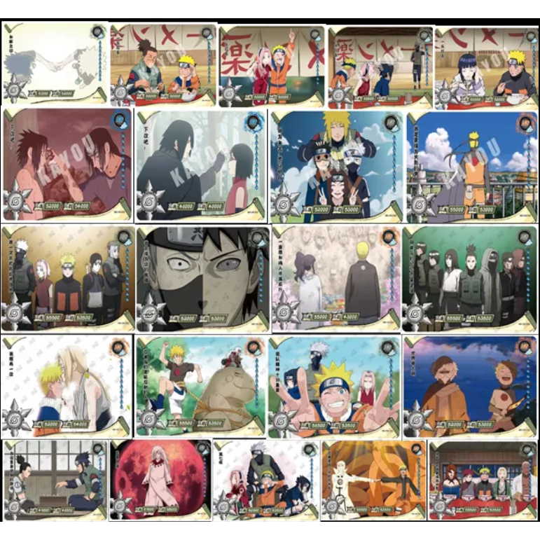 Kayou Naruto HR Card Naruto 3D การ์ดแนวนอน Naruto Plot การ์ด