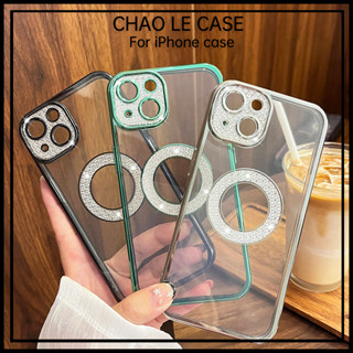 เคสโทรศัพท์ใสกันกระแทกสำหรับ iPhone 14 Pro 13 Pro Max กรอบ TPU กันกระแทก iPhone 12 11 Pro Max เคสโทรศัพท์ธุรกิจเคลือบเงา