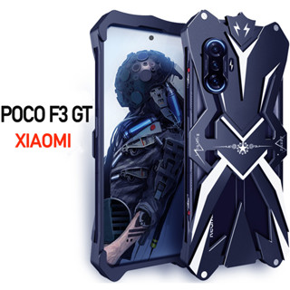 Zimon Xiaomi POCO F3 GT / Redmi K40 Gaming Edition เคสโทรศัพท์ อลูมิเนียมอัลลอยด์ กันกระแทก ฝาหลังแข็ง เคสกันกระแทก