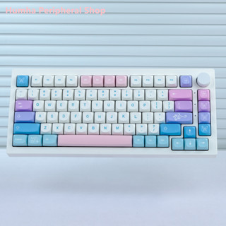 ปุ่มกดคีย์บอร์ด PBT ลาย Humha Fairy สีย้อม สําหรับคีย์บอร์ด