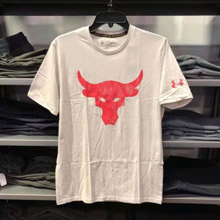 เสื้อยืดลําลอง แขนสั้น คอกลม ลาย Johnson Bull Head Vitality สําหรับผู้ชาย