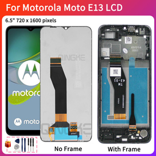 หน้าจอแสดงผล LCD ดิจิไทเซอร์ แบบสัมผัส สําหรับ Motorola Moto E13