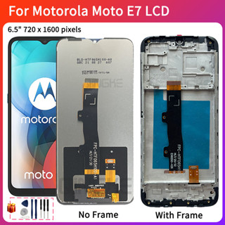 หน้าจอแสดงผล LCD ดิจิไทเซอร์ แบบสัมผัส สําหรับ Motorola Moto E7