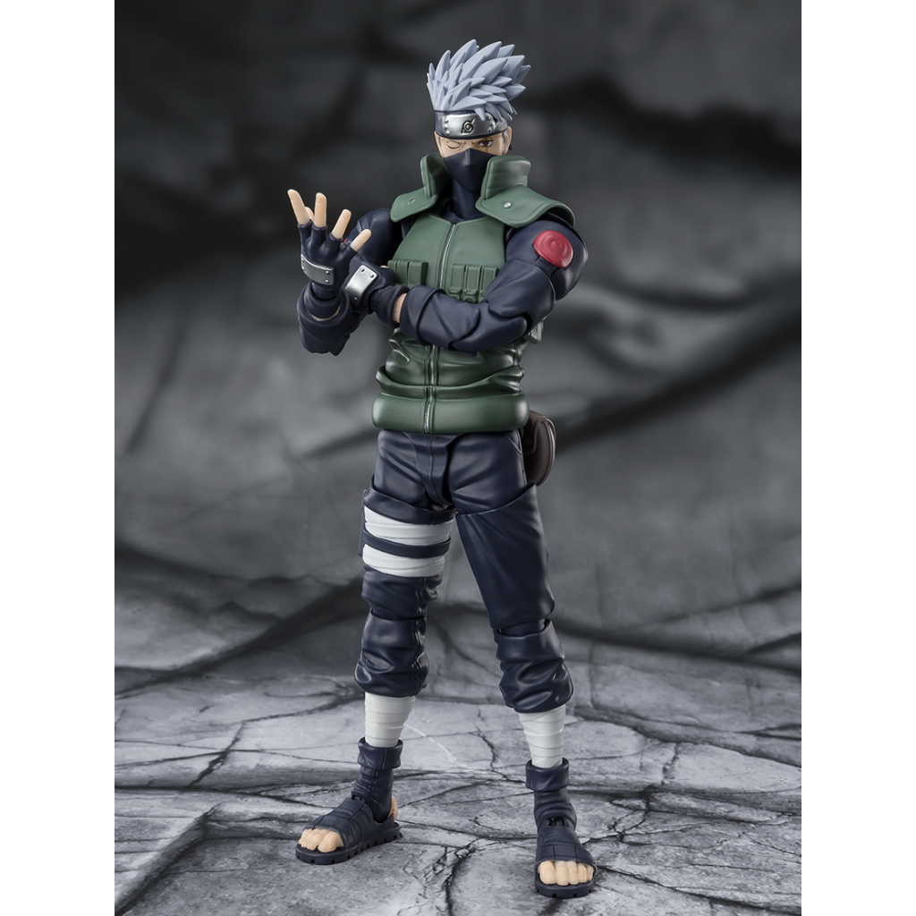 【BJ toy】BANDAI SPIRITS Naruto Shippuden S.H.Figuarts Kakashi Hatake (Famed Sharingan Hero)