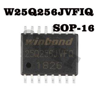 5 ชิ้น W25Q256JVFIQ 25Q256JVFQ JVFQ W25Q256FVFIG FVFG 32M แฟลชแฟลช Smd SOP16