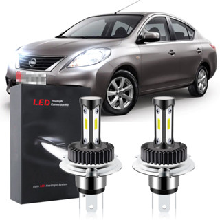 หลอดไฟหน้ารถยนต์ LED T12 6000K สีขาว แบบเปลี่ยน สําหรับ Nissan Almera (N17) 2012 2013 2014 2015 2016 2017 2018 (1 คู่)