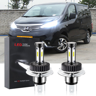 ชุดหลอดไฟหน้ารถยนต์ LED T12 6000K สีขาว แบบเปลี่ยน สําหรับ Nissan NV200 2012 2013 2014 2015 2016 2017 2018 (1 คู่)