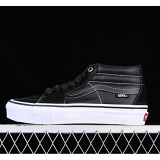 Vans Sk8 Mid Pro รองเท้าสเก็ต สีดํา