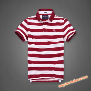 Abercrombie เสื้อคอปกปัก POLO เสื้อโปโลแขนสั้น