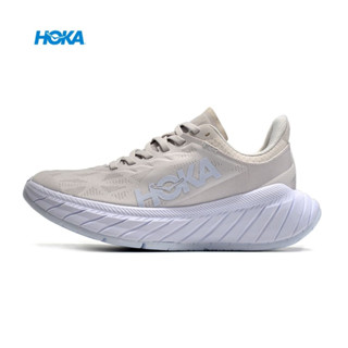 Hoka ONE ONE Racing Carbon plate Road รองเท้าวิ่ง【Carbon X2】รองเท้ากีฬาดูดซับแรงกระแทก