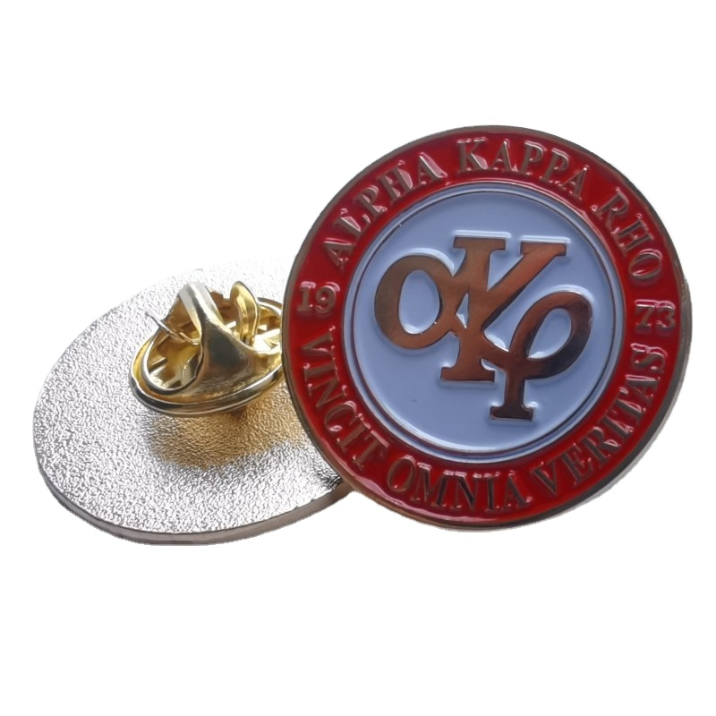 เครื่องประดับแฟชั่น 1 นิ้ว AKRHO AKP เข็มกลัดคอปก