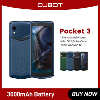 Cubot Pocket สมาร์ทโฟน ขนาดเล็ก 3 4GB RAM 64GB ROM 3000mAh กล้อง 20MP 4.5 นิ้ว Helio G85Octa-Core NFC