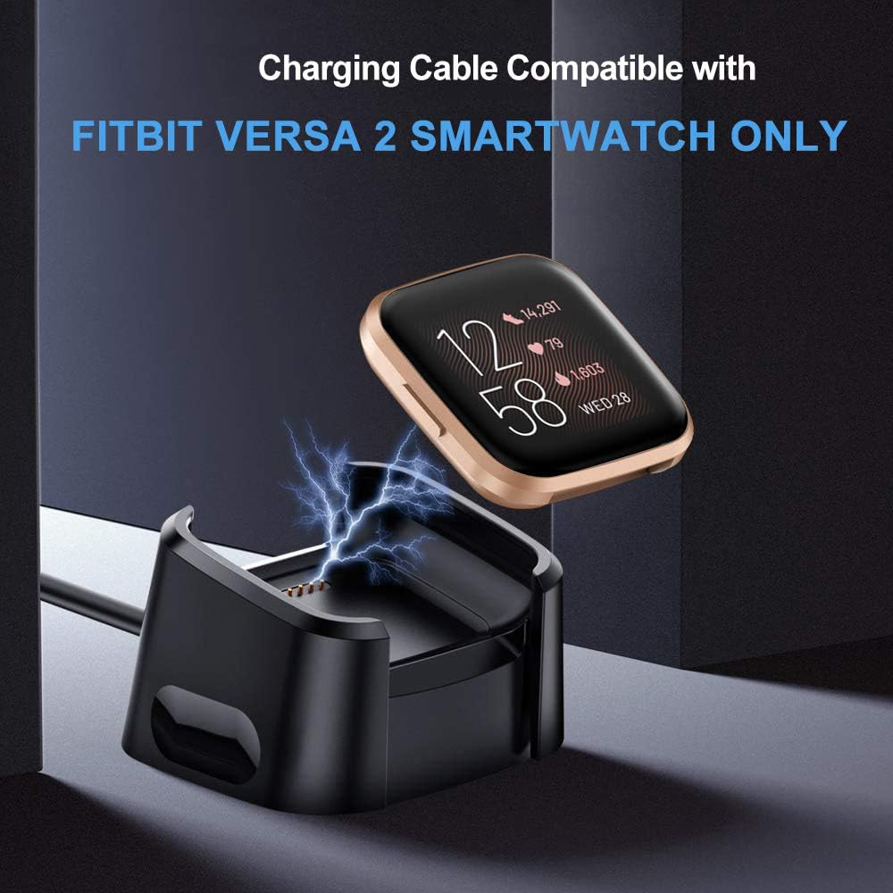 สายชาร์จ USB สําหรับ Fitbit Versa 2 Smartwatch สายชาร์จ / Pengecas Jam / Fitness Watch