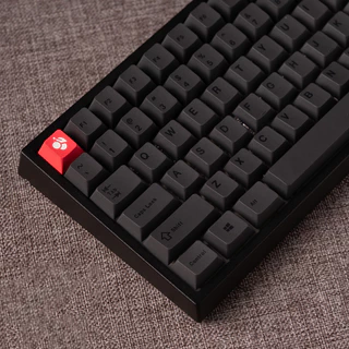 Minimalist Black keycaps PBT Dye-sub cherry profile 61/64/68/84/96/980/87/104 keycap set