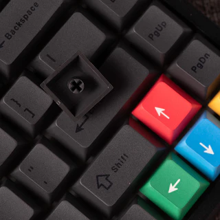 Minimalist Black keycaps PBT Dye-sub cherry profile 61/64/68/84/96/980/87/104 keycap set