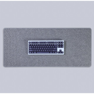 Kbdfans Linen deskmat ผ้าปูโต๊ะ ผ้าลินิน สีเทาเข้ม / สีเทาอ่อน