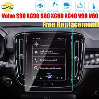 ฟิล์มกระจกนิรภัยกันรอยหน้าจอ GPS อุปกรณ์เสริม สําหรับ Volvo XC60 XC90 XC40 S90 V90 V60 XC 60 XC 90 2023 2022 20221 2015-2020