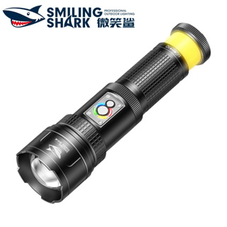 Smilingshark SD5508 ไฟฉาย led M80 6000lm สว่างมาก ชาร์จ Type-C พร้อมโหมดซูมได้ 8 โหมด กันน้ํา สําหรับตั้งแคมป์ เดินป่า ครัวเรือน