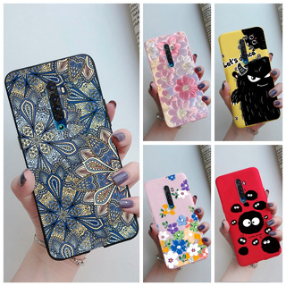 เคสโทรศัพท์มือถือ ซิลิโคนนิ่ม ลายดอกไม้สวยงาม สําหรับ OPPO Reno2 Reno2