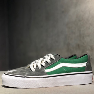 Vans Classic SK8 รองเท้าผ้าใบลําลอง ข้อสั้น เหมาะกับการเล่นกีฬา สีเทา สีเขียว