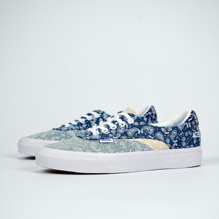 Vans Acer Ni Sp Cashew Flower กางเกงยีน ลายดอกไม้ สีฟ้า สไตล์วินเทจ